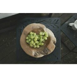 BAUHAUS Beistelltisch Blätter 30 X 30 X 30 Cm, Schwarz, Metall -BAUHAUS Shop 12 1003