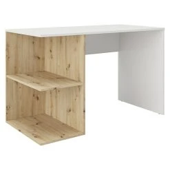 BAUHAUS Phönix Schreibtisch Taipei L X B X H: 60 X 120 X 75 Cm, Weiß/Eiche