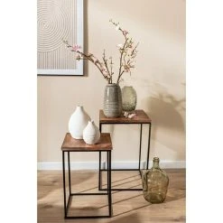 BAUHAUS Holztisch Eckig L X B X H: 33 X 33 X 50 Cm, Material Tischplatte: Mangoholz -BAUHAUS Shop 12 1049