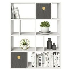 BAUHAUS Phönix Fortuna Raumteiler Mit Stauraumboxen L X B X H: 34 X 112,5 X 146,6 Cm, Weiß, Anzahl Fächer: 12