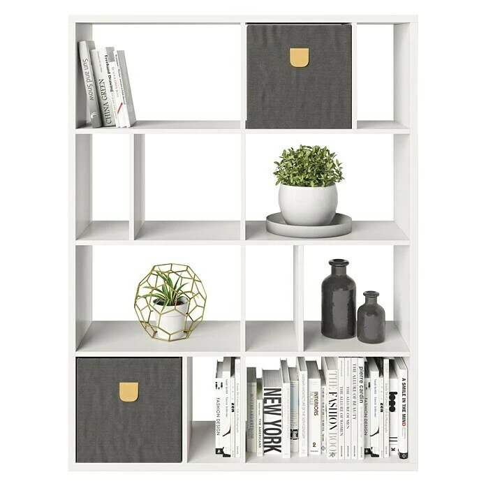 BAUHAUS Phönix Fortuna Raumteiler Mit Stauraumboxen L X B X H: 34 X 112,5 X 146,6 Cm, Weiß, Anzahl Fächer: 12 1 BAUHAUS Phönix Fortuna Raumteiler Mit Stauraumboxen L X B X H: 34 X 112,5 X 146,6 Cm, Weiß, Anzahl Fächer: 12