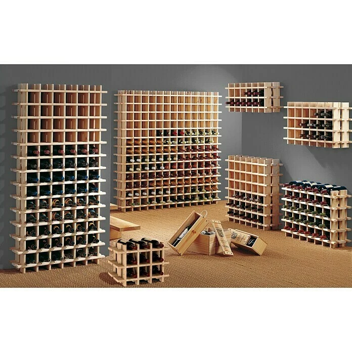 BAUHAUS Astigarraga Weinregal L X B X H: 43 X 22 X 32,5 Cm, Anzahl Flaschen: 9 Stk. 3 BAUHAUS Astigarraga Weinregal L X B X H: 43 X 22 X 32,5 Cm, Anzahl Flaschen: 9 Stk. – Bild 3