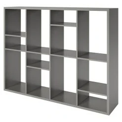 BAUHAUS Phönix Fortuna Raumteiler L X B X H: 34 X 112,5 X 146,6 Cm, Grau, Anzahl Fächer: 12 -BAUHAUS Shop 12 1128