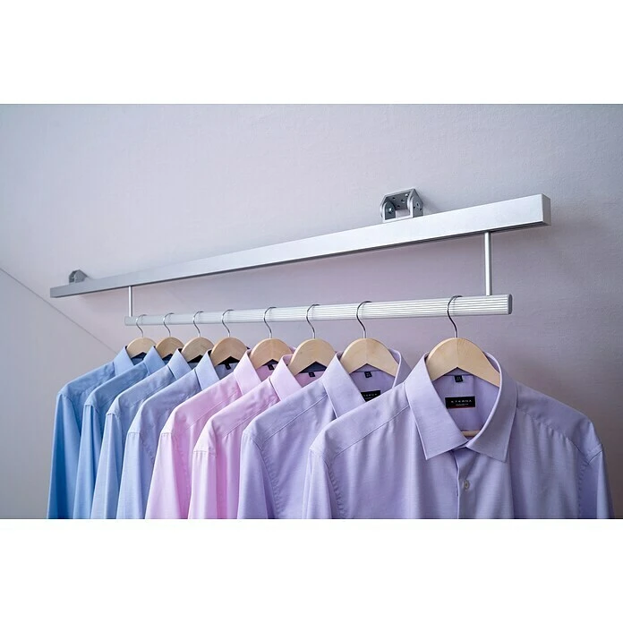 BAUHAUS Room Plaza Easy Doing Kleiderstange Passend Für: Room Plaza Easy Doing Schiebetür-Bau-Sets, Länge: 1.000 Mm, Fahrbar 5 BAUHAUS Room Plaza Easy Doing Kleiderstange Passend Für: Room Plaza Easy Doing Schiebetür-Bau-Sets, Länge: 1.000 Mm, Fahrbar – Bild 5