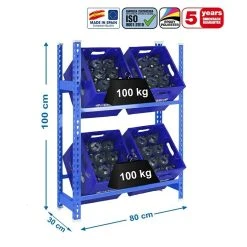 BAUHAUS Simonrack Simonbottle Metall-Getränkekistenregal Bottleclick L X B X H: 30 X 80 X 100 Cm, Traglast: 100 Kg/Boden, Anzahl Böden: 3, Blau 5 BAUHAUS Simonrack Simonbottle Metall-Getränkekistenregal Bottleclick L X B X H: 30 X 80 X 100 Cm, Traglast: 100 Kg/Boden, Anzahl Böden: 3, Blau -BAUHAUS Shop 12 1182