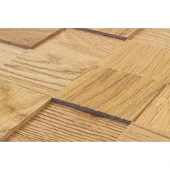 BAUHAUS Wodewa Holzmosaik 50 Eiche 300 X 300 Mm, Stärke: 2 Mm - 6 Mm, 1 Matte, Strukturiert UV-geölt -BAUHAUS Shop 12 121