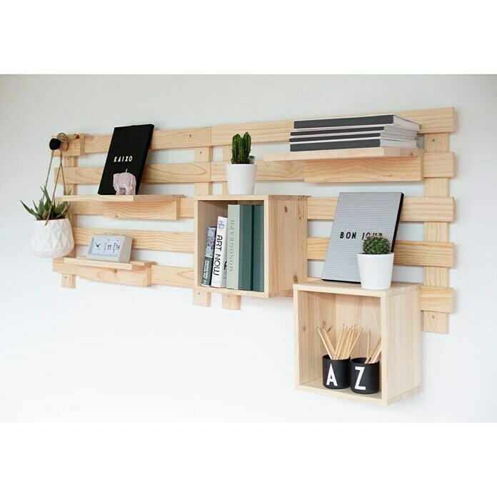 BAUHAUS Astigarraga Tetris Wandregal L X B X H: 40 X 25 X 9,5 Cm, Kiefernholz 2 BAUHAUS Astigarraga Tetris Wandregal L X B X H: 40 X 25 X 9,5 Cm, Kiefernholz – Bild 2