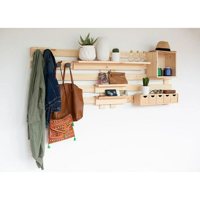 BAUHAUS Astigarraga Tetris Wandregal L X B X H: 40 X 25 X 9,5 Cm, Kiefernholz 5 BAUHAUS Astigarraga Tetris Wandregal L X B X H: 40 X 25 X 9,5 Cm, Kiefernholz – Bild 5