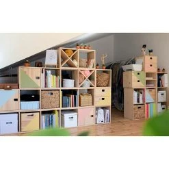 BAUHAUS Astigarraga Dinamic Holzregal L X B X H: 33 X 70,8 X 105,4 Cm, Holz -BAUHAUS Shop 12 1221