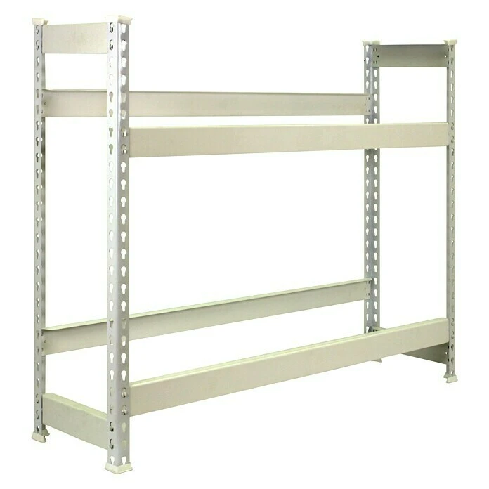 BAUHAUS Simonrack Simonbottle Metall-Getränkekistenregal Bottleclick L X B X H: 30 X 100 X 100 Cm, Traglast: 100 Kg/Boden, Anzahl Böden: 3, Weiß 2 BAUHAUS Simonrack Simonbottle Metall-Getränkekistenregal Bottleclick L X B X H: 30 X 100 X 100 Cm, Traglast: 100 Kg/Boden, Anzahl Böden: 3, Weiß – Bild 2