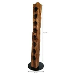 BAUHAUS Wood & Wishes Weinregal Premium Höhe: 113 Cm, Anzahl Flaschen: 8 Stk., Palisander -BAUHAUS Shop 12 1246