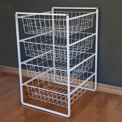 BAUHAUS Lundbergs Regal L X B X H: 53,5 X 45 X 72 Cm, Weiß