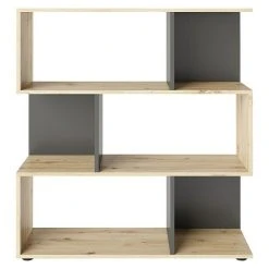 BAUHAUS Phönix Regal Shelfy L X B X H: 35,6 X 103 X 110 Cm, Eiche/Grau -BAUHAUS Shop 12 1265