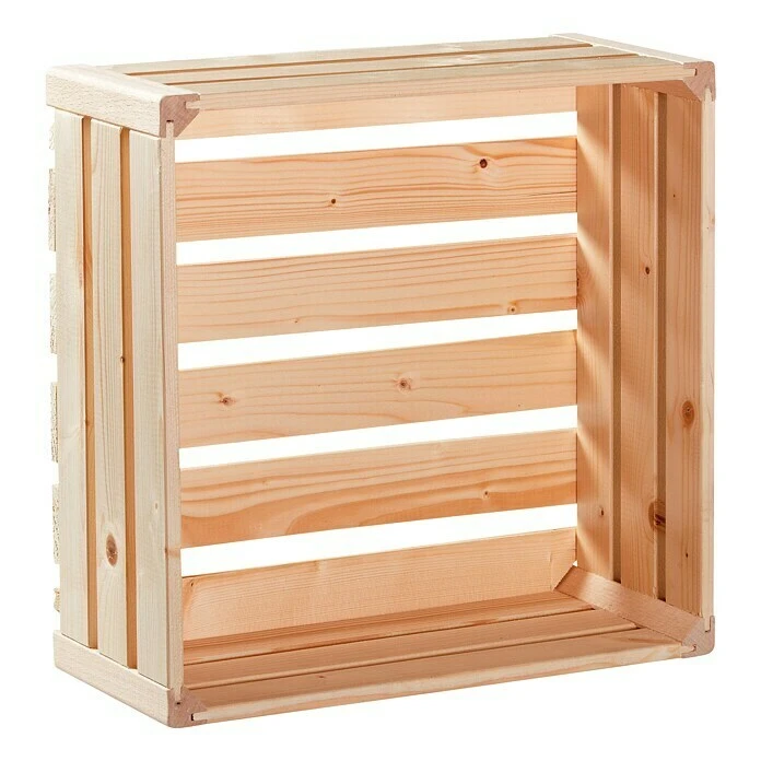 BAUHAUS HolzZollhaus Holzkiste B 1/2 35 X 35 X 16 Cm, Gehobelt, Natur 1 BAUHAUS HolzZollhaus Holzkiste B 1/2 35 X 35 X 16 Cm, Gehobelt, Natur