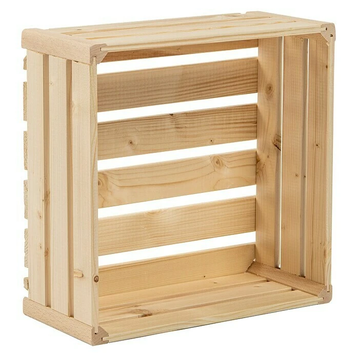 BAUHAUS HolzZollhaus Holzkiste B 1/2 35 X 35 X 16 Cm, Gehobelt, Natur 2 BAUHAUS HolzZollhaus Holzkiste B 1/2 35 X 35 X 16 Cm, Gehobelt, Natur – Bild 2