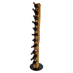 BAUHAUS Wood & Wishes Weinregal Premium Höhe: 158 Cm, Anzahl Flaschen: 11 Stk., Holz, Eiche