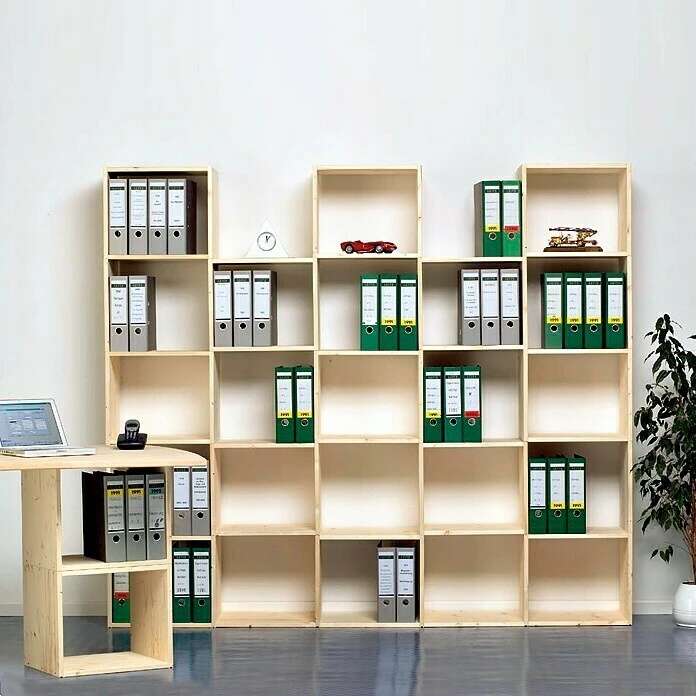 BAUHAUS Regalux Regalwürfel 45,6 X 35 X 39 Cm, Nadelholz 4 BAUHAUS Regalux Regalwürfel 45,6 X 35 X 39 Cm, Nadelholz – Bild 4