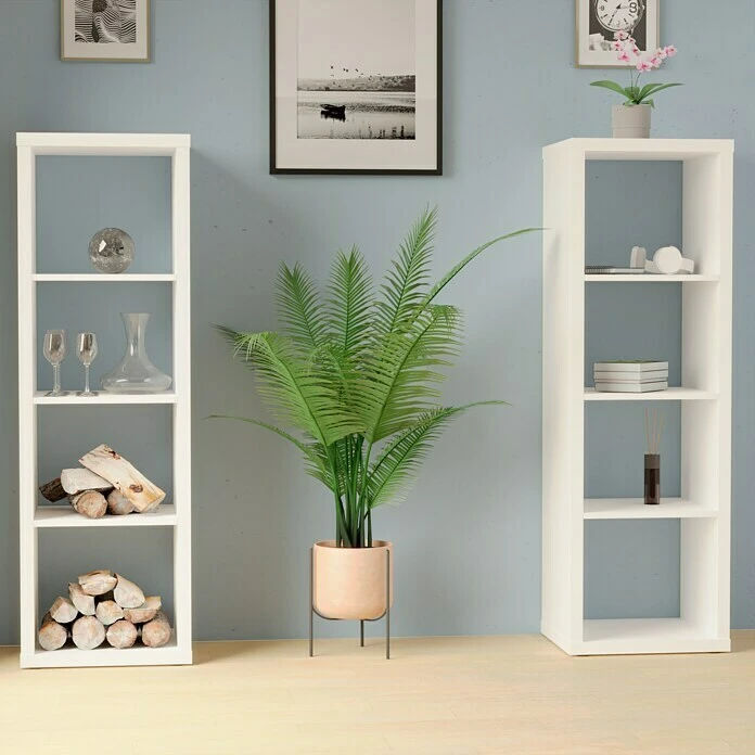 BAUHAUS Regal L X B X H: 39,2 X 41,3 X 146,6 Cm, Weiß 5 BAUHAUS Regal L X B X H: 39,2 X 41,3 X 146,6 Cm, Weiß – Bild 5