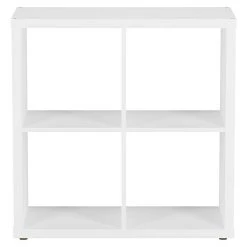 BAUHAUS Regal L X B X H: 39,2 X 76,5 X 76,2 Cm, Weiß -BAUHAUS Shop 12 1451