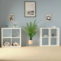 BAUHAUS Regal L X B X H: 39,2 X 76,5 X 76,2 Cm, Weiß -BAUHAUS Shop 12 1452