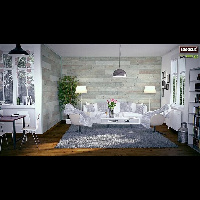 BAUHAUS LOGOCLIC Paneel Wall Effect 3D Carrara 1.296 X 132 X 12 Mm 4 BAUHAUS LOGOCLIC Paneel Wall Effect 3D Carrara 1.296 X 132 X 12 Mm – Bild 4