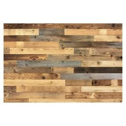 BAUHAUS Wodewa Echtholzriemchen 1000 Original Altholz 1.000 X 100 Mm, Stärke: 7 Mm - 8 Mm, Selbstklebend