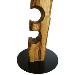 BAUHAUS Wood & Wishes Weinregal Premium Seitlich Höhe: 113 Cm, Anzahl Flaschen: 8 Stk., Holz, Eiche -BAUHAUS Shop 12 1552