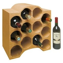 BAUHAUS Climapor Flaschenregal Bogenform Terra Anzahl Flaschen: 12 Stk. -BAUHAUS Shop 12 1573