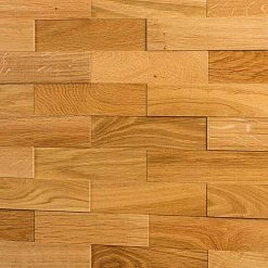 BAUHAUS Wodewa Echtholzriemchen 200 Eiche Natur 200 X 50 Mm, Stärke: 2 Mm - 6 Mm, 1 M², UV-geölt