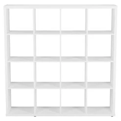 BAUHAUS Regal L X B X H: 39,2 X 146,6 X 146,6 Cm, Weiß -BAUHAUS Shop 12 1692