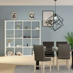 BAUHAUS Regal L X B X H: 39,2 X 146,6 X 146,6 Cm, Weiß -BAUHAUS Shop 12 1693