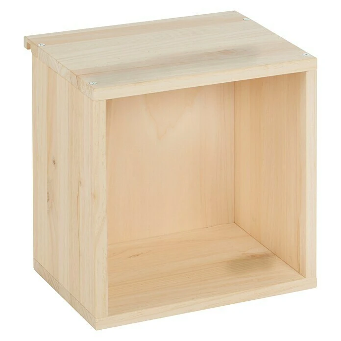 BAUHAUS Astigarraga Regalwürfel L X B X H: 22,5 X 30 X 30 Cm, Kiefernholz 1 BAUHAUS Astigarraga Regalwürfel L X B X H: 22,5 X 30 X 30 Cm, Kiefernholz