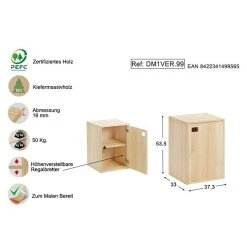 BAUHAUS Astigarraga Dinamic Schrank L X B X H: 33 X 37,3 X 53,5 Cm, Kiefernholz 9 BAUHAUS Astigarraga Dinamic Schrank L X B X H: 33 X 37,3 X 53,5 Cm, Kiefernholz -BAUHAUS Shop 12 1718