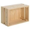 BAUHAUS Astigarraga Home Box Holzkiste L X B X H: 18 X 38,4 X 25,6 Cm, Kiefernholz