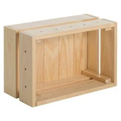 BAUHAUS Astigarraga Home Box Holzkiste L X B X H: 18 X 38,4 X 25,6 Cm, Kiefernholz