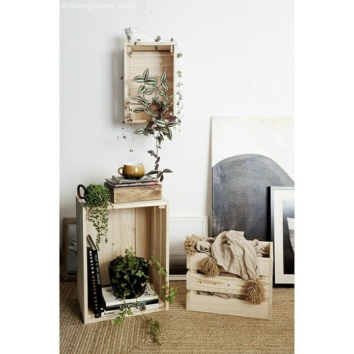 BAUHAUS Astigarraga Home Box Holzkiste L X B X H: 18 X 38,4 X 25,6 Cm, Kiefernholz 3 BAUHAUS Astigarraga Home Box Holzkiste L X B X H: 18 X 38,4 X 25,6 Cm, Kiefernholz – Bild 3