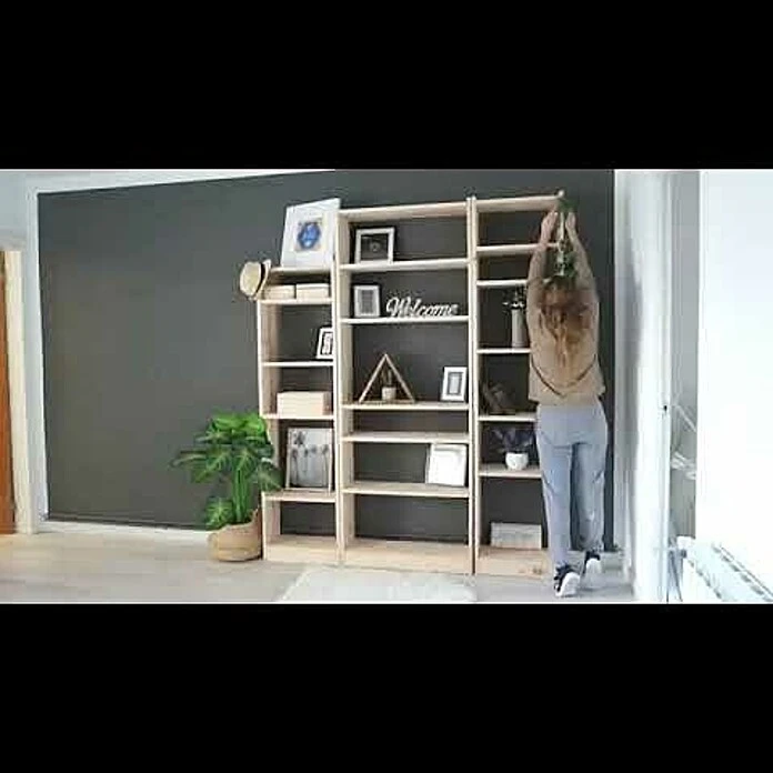 BAUHAUS Astigarraga Gala Holzregal Gala L X B X H: 50 X 25 X 185 Cm, Holz, Natur 4 BAUHAUS Astigarraga Gala Holzregal Gala L X B X H: 50 X 25 X 185 Cm, Holz, Natur – Bild 4