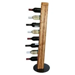 BAUHAUS Wood & Wishes Weinregal Premium Höhe: 113 Cm, Anzahl Flaschen: 8 Stk., Holz, Teak -BAUHAUS Shop 12 1736