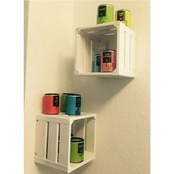 BAUHAUS HolzZollhaus Holzkiste A 1/2 35 X 35 X 32 Cm, Home Sweet Home, Gehobelt -BAUHAUS Shop 12 1780