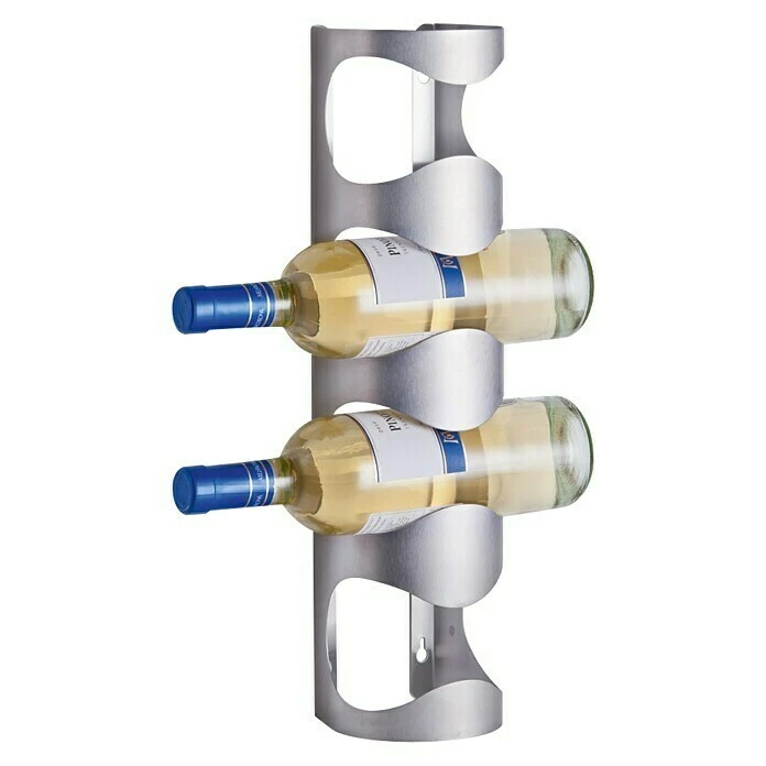 BAUHAUS Zeller Present Weinregal L X B X H: 11,5 X 9,8 X 45 Cm, Anzahl Flaschen: 4 Stk., Edelstahl 1 BAUHAUS Zeller Present Weinregal L X B X H: 11,5 X 9,8 X 45 Cm, Anzahl Flaschen: 4 Stk., Edelstahl