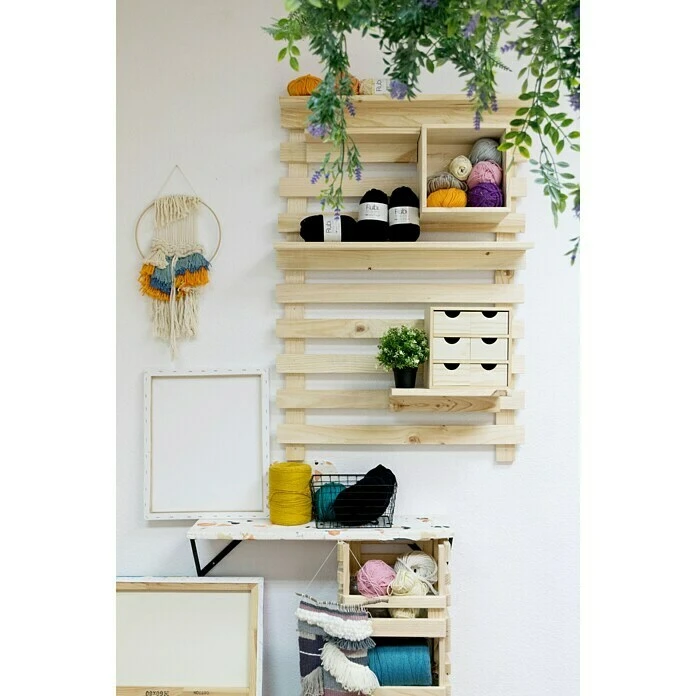 BAUHAUS Astigarraga Wandpaneel L X B X H: 90 X 65 X 5 Cm, Kiefernholz 6 BAUHAUS Astigarraga Wandpaneel L X B X H: 90 X 65 X 5 Cm, Kiefernholz – Bild 6