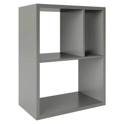 BAUHAUS Phönix Fortuna Raumteiler L X B X H: 34 X 75,1 X 57,9 Cm, Grau, Anzahl Fächer: 3