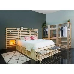 BAUHAUS Astigarraga Tetris Wandregal L X B X H: 40 X 12 X 9,5 Cm, Kiefernholz -BAUHAUS Shop 12 1863