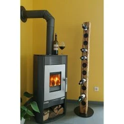 BAUHAUS Wood & Wishes Weinregal Premium Höhe: 158 Cm, Anzahl Flaschen: 11 Stk., Holz, Nussbaum -BAUHAUS Shop 12 1875