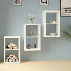 BAUHAUS Regal L X B X H: 39,2 X 41,3 X 76,2 Cm, Weiß -BAUHAUS Shop 12 1879