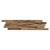 BAUHAUS Indo Holzpaneel 3D Wall Beachwood Nature Walnuss, 610 X 150 X 10 Mm, 10 Paneele