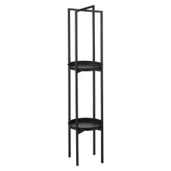 BAUHAUS Blumenregal L X B X H: 26 X 26 X 100 Cm, Schwarz, Eisen