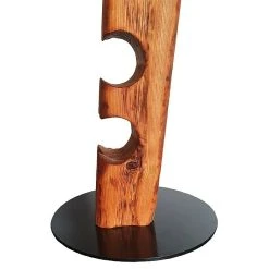 BAUHAUS Wood & Wishes Weinregal Premium Seitlich Höhe: 158 Cm, Anzahl Flaschen: 11 Stk., Holz, Mahagoni -BAUHAUS Shop 12 1908
