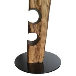 BAUHAUS Wood & Wishes Weinregal Premium Seitlich Höhe: 158 Cm, Anzahl Flaschen: 11 Stk., Holz, Nussbaum -BAUHAUS Shop 12 1918