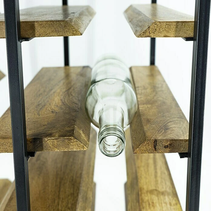 BAUHAUS Weinregal L X B X H: 41,5 X 37 X 71 Cm, Anzahl Flaschen: 8 Stk., Stahl 2 BAUHAUS Weinregal L X B X H: 41,5 X 37 X 71 Cm, Anzahl Flaschen: 8 Stk., Stahl – Bild 2